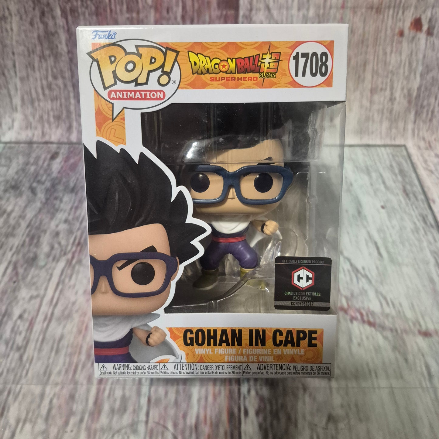 1708 DragonBall Super Hero,Gohan in Cape (Chalice Collectables exclusive)