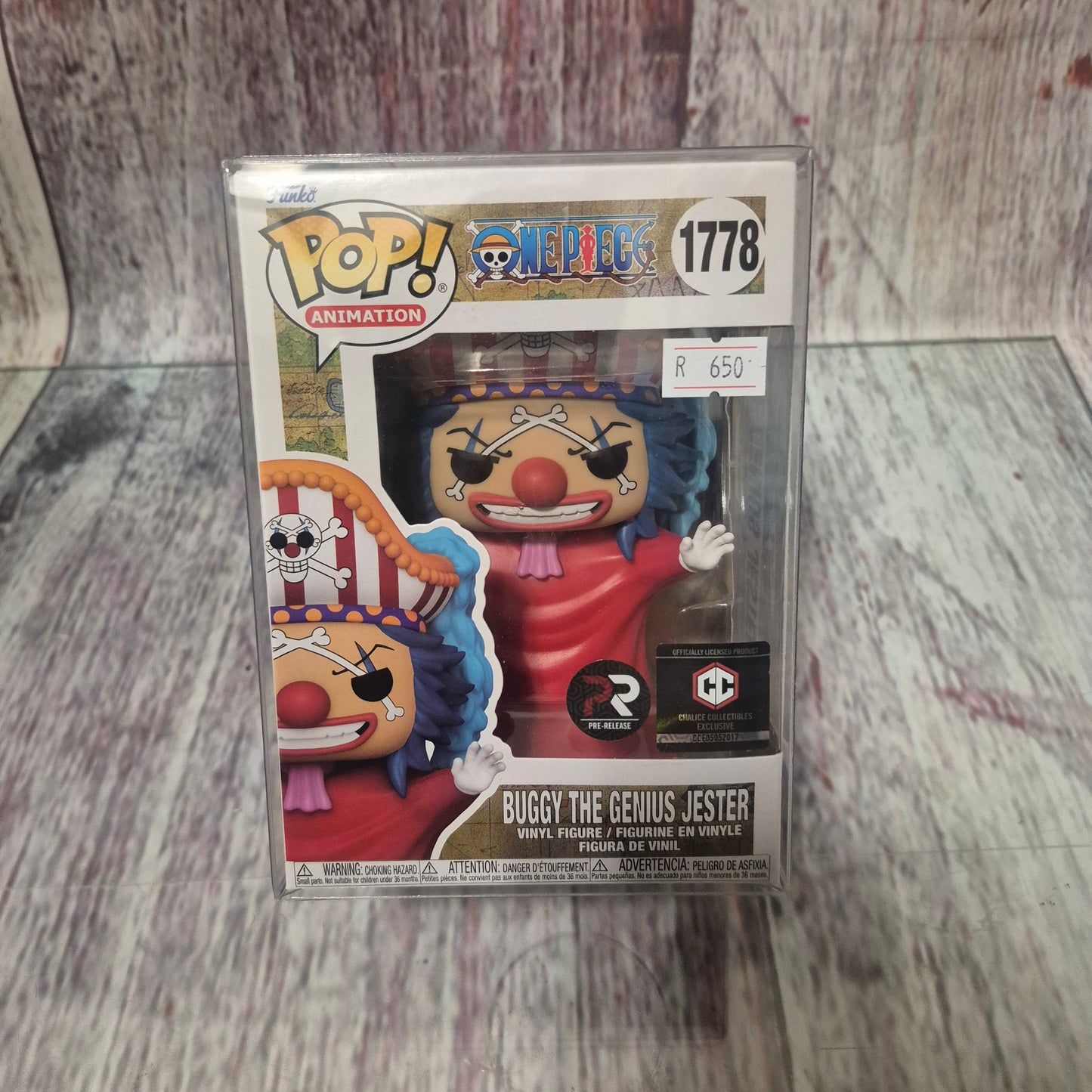 1778 One piece,Buggy the clown (Chalice Collectables exclusive  Pre-release)
